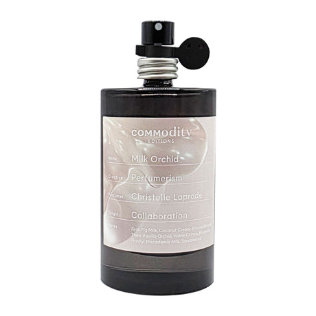 Commodity Milk Orchid Eau de Parfum sample spray bottle, travel spray decant, fragrance tester