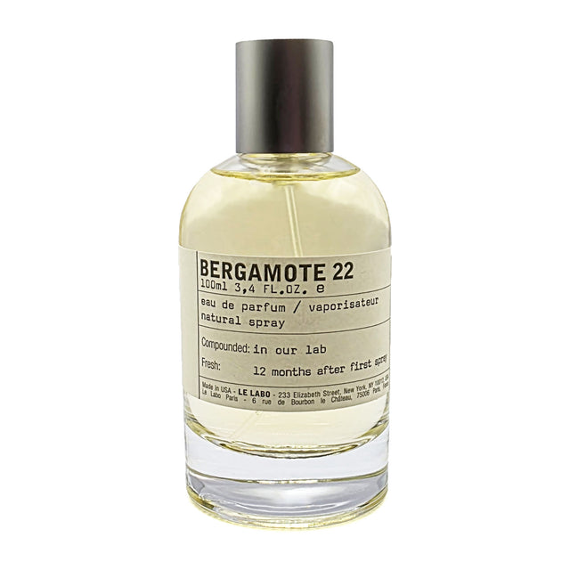 Le Labo Bergamote 22 Eau de Parfum spray bottle, travel spray decant, fragrance tester