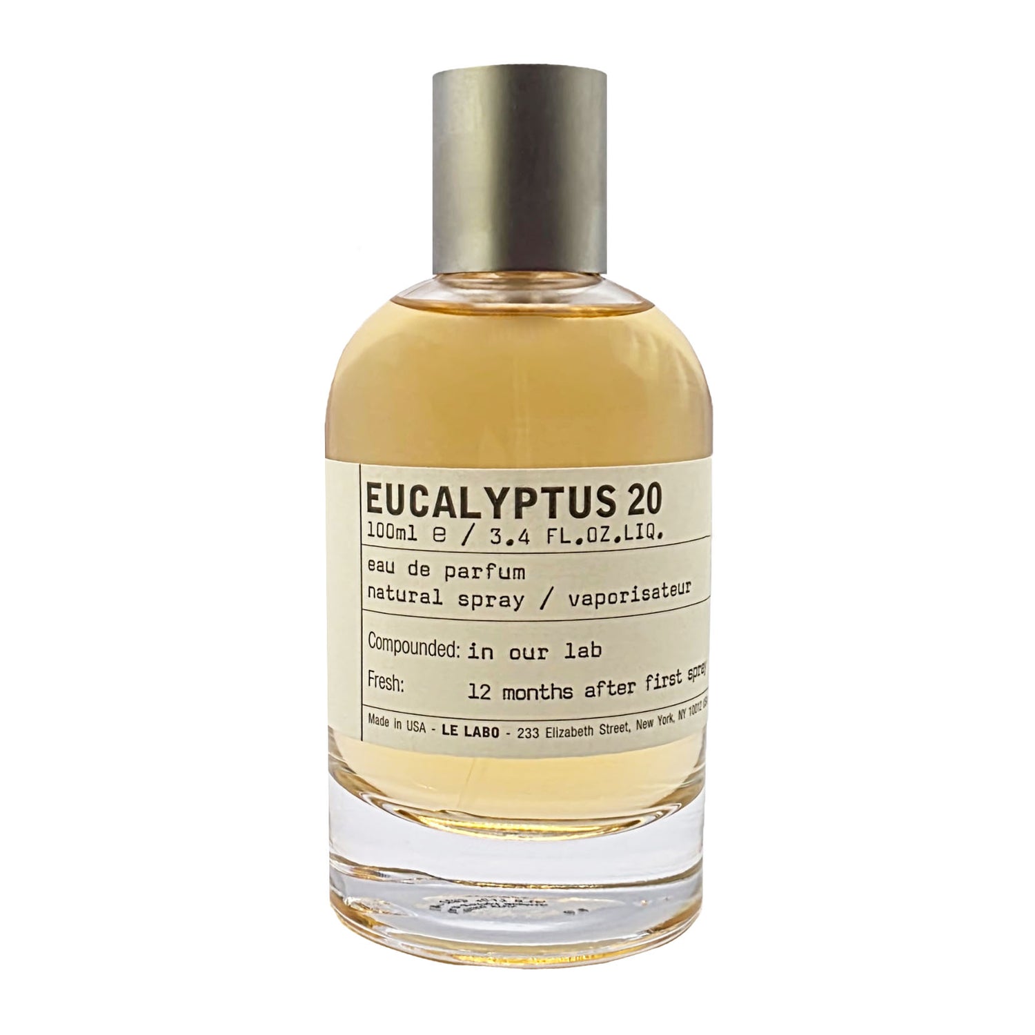 Le Labo Eucalyptus 20 Eau de Parfum sample spray bottle, travel spray decant, fragrance tester