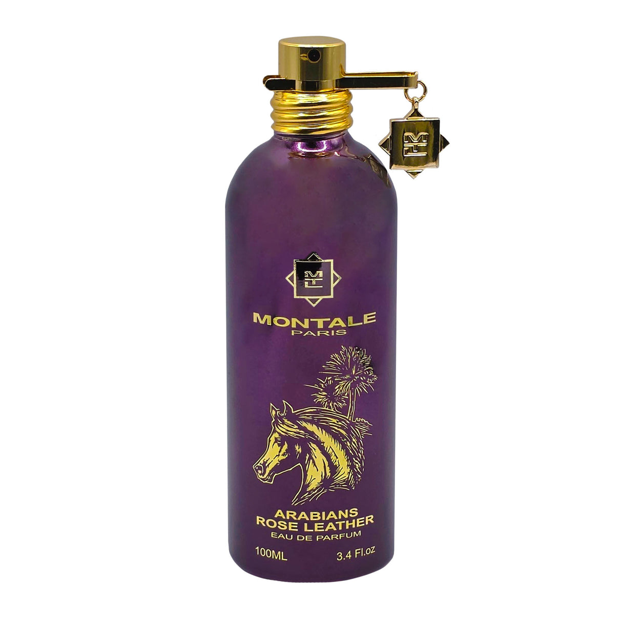 Montale Arabians Rose Leather Eau de Parfum spray bottle, travel spray decant, fragrance tester sample